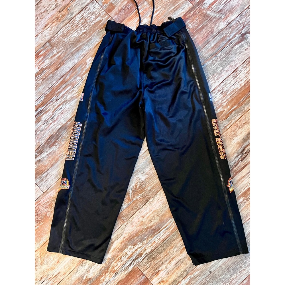 Golden State Warriors Tearaway Pants NBA Warm Up Track Pants Y2K Size S